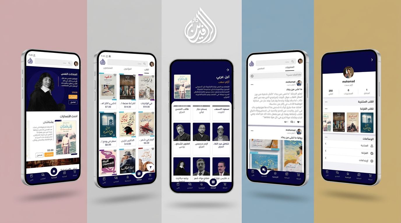 Dar Alrafidain — E-book Platform preview