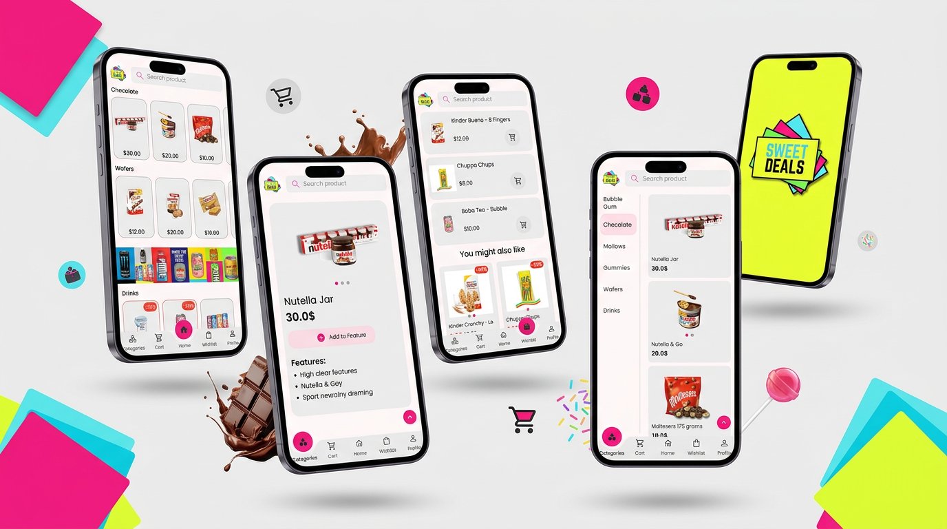 Sweet Deals — eCommerce App preview